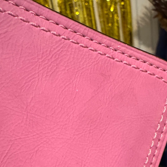 Coach y2k Bleecker patent pink Leather Wristlet with Gold Buckle - Picture 6 of 9